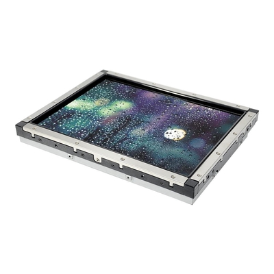 金属の開いたフレームは15インチ接触モニターLCD 4kの決断を見た