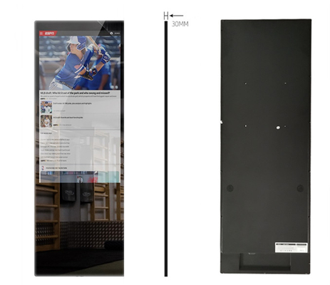 32インチのタッチスクリーンのスマートなミラー、350cd/m2相互家の体育館ミラー