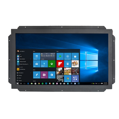 VGA DVI DC12Vの赤外線多タッチ画面250cd/M2接触4ポイントの