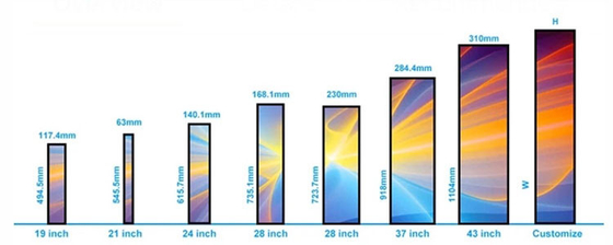 CJ接触によって伸ばされる棒Lcd表示パネル38.5のインチ1920x540の決断